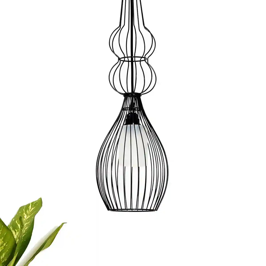 Onza Black Metal Pendant Light