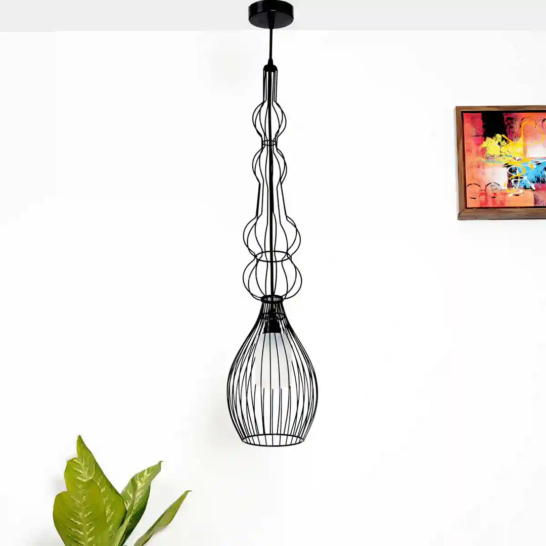 Onza Black Metal Pendant Light