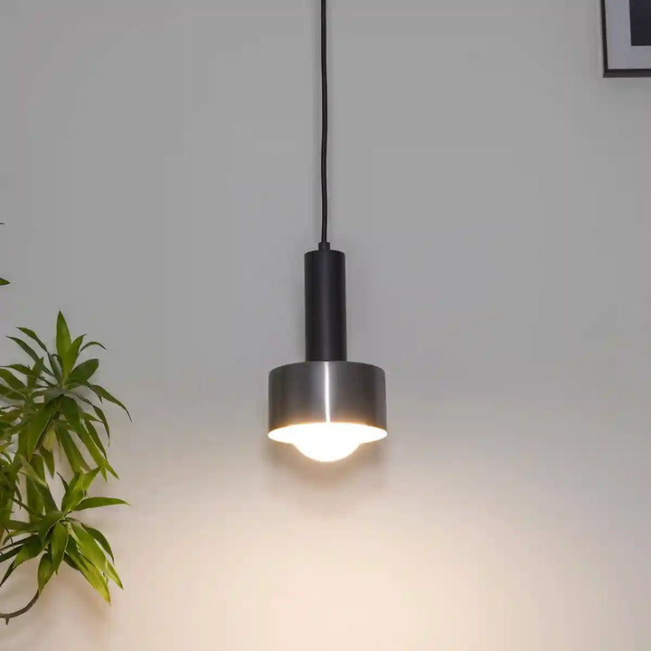 Teun Dual Matte Black and Nickel Hanging Light