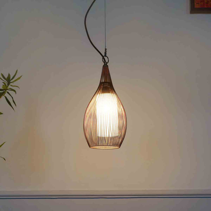 Amsfield Teardrop Pendant Light In Copper Finish