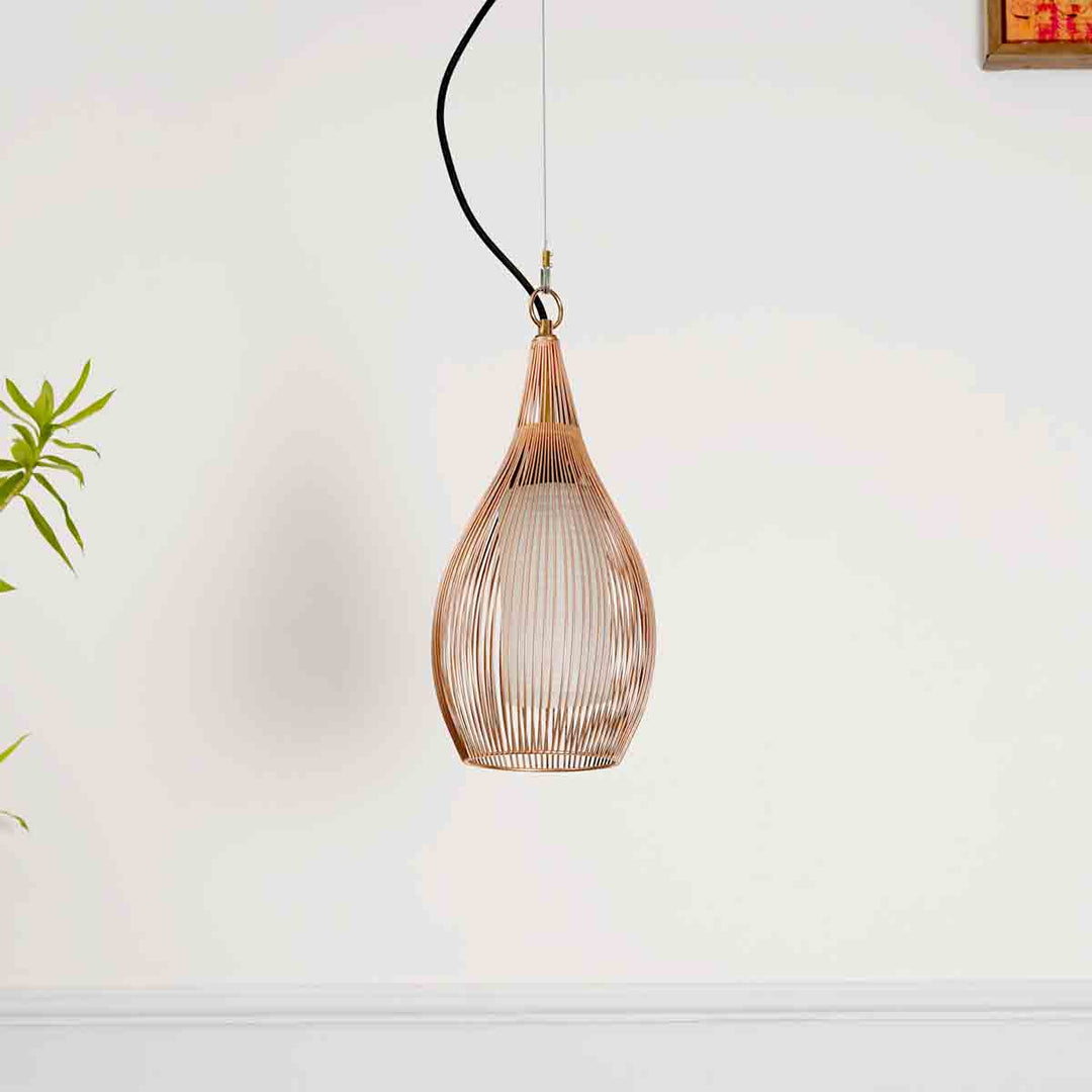 Amsfield Teardrop Pendant Light In Copper Finish