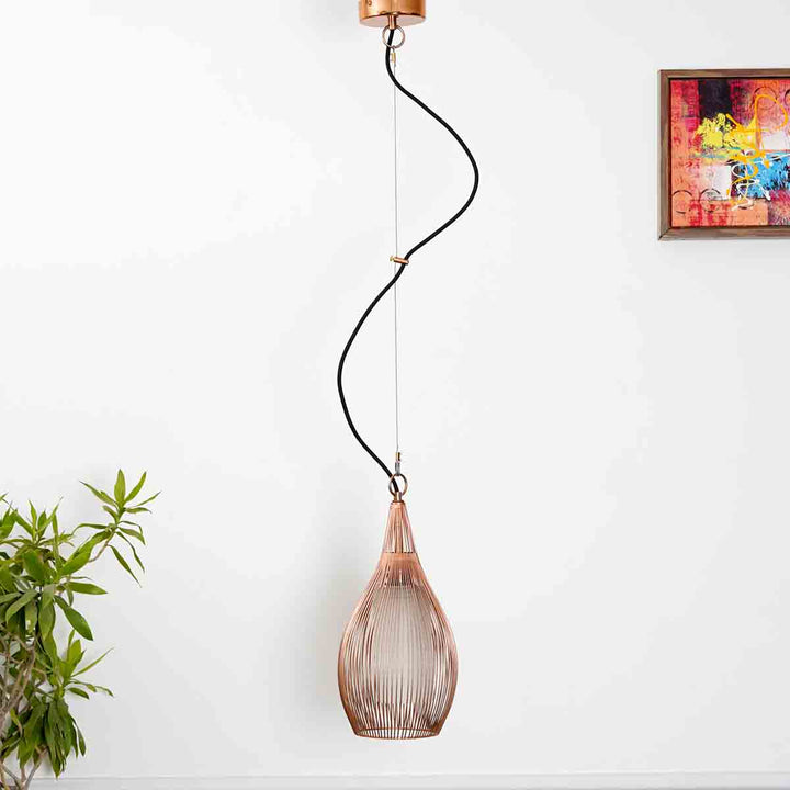 Amsfield Teardrop Pendant Light In Copper Finish