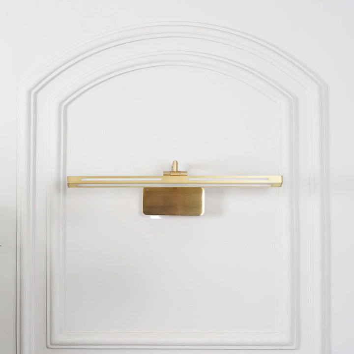 Giotto LED Picture Light in Shine Brass Finish