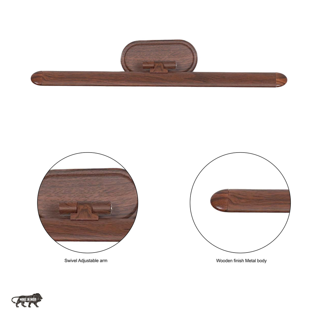 Hockney LED Picture Light In Bronze Finish