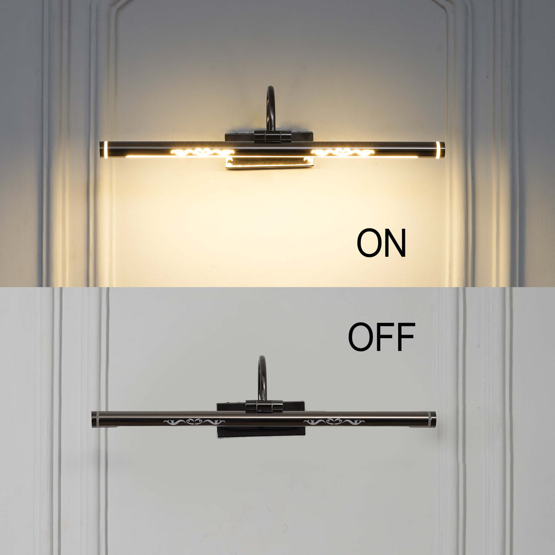 WILLOW LED Adjustable Swivel Picture Light in Antique Nickel Finish