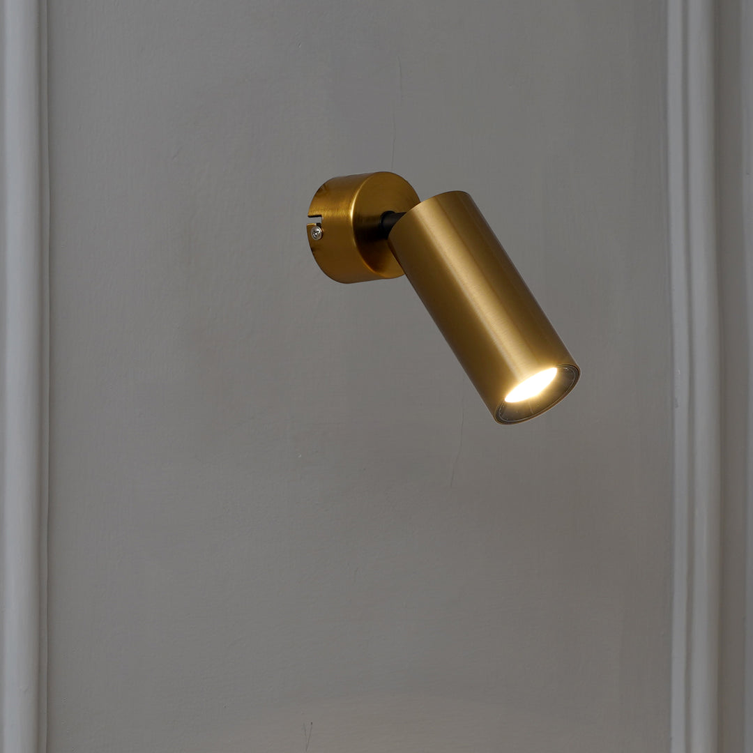 ORTEGA Outdoor Adjustable Wall Light in Brass Finish