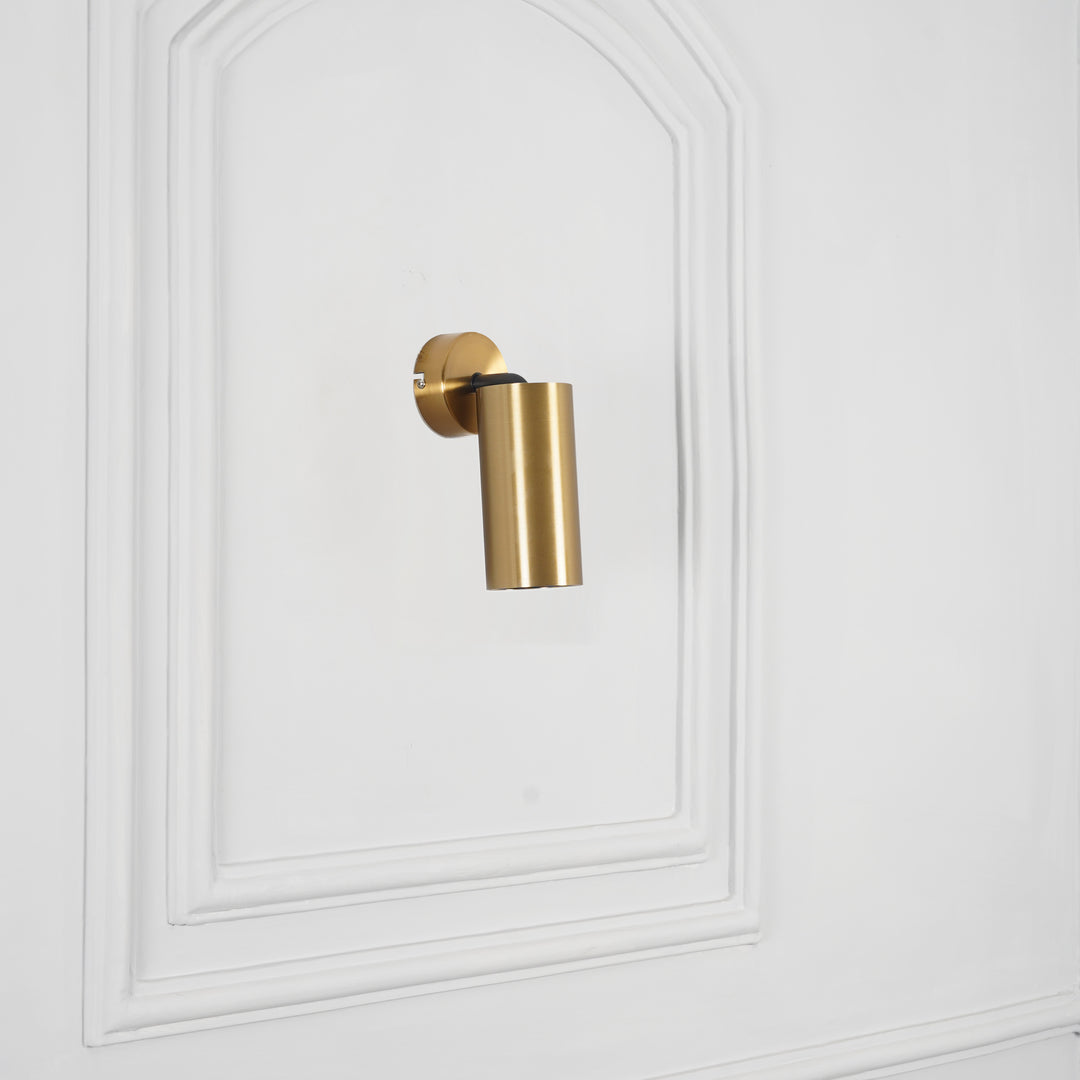 ORTEGA Outdoor Adjustable Wall Light in Brass Finish