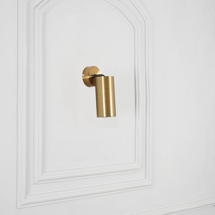ORTEGA Outdoor Adjustable Wall Light in Brass Finish