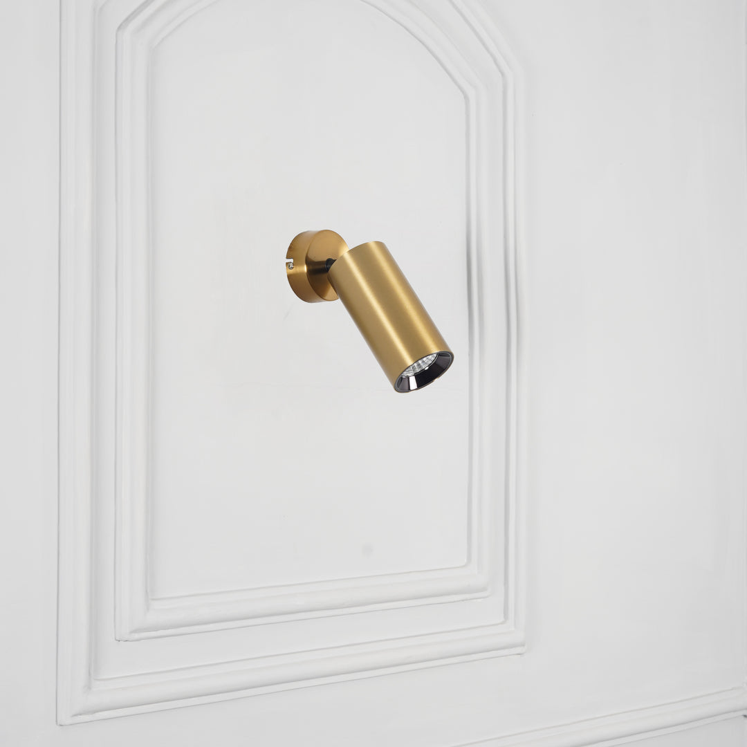 ORTEGA Outdoor Adjustable Wall Light in Brass Finish
