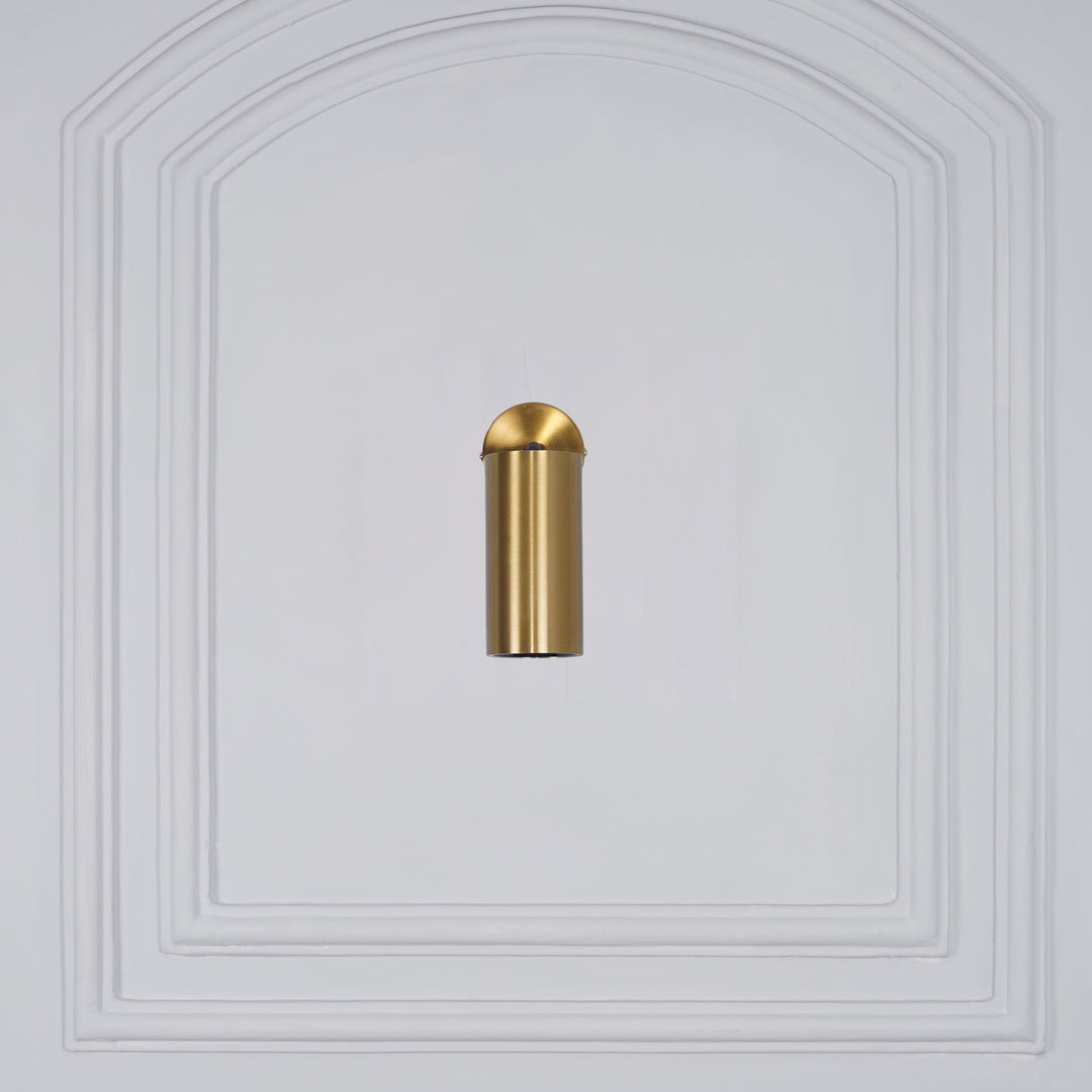 ORTEGA Outdoor Adjustable Wall Light in Brass Finish