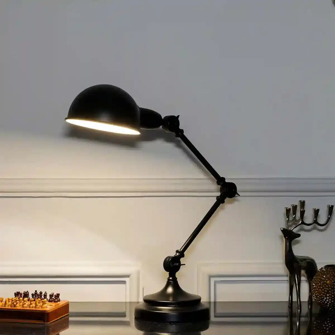 Healy Black Metal Desk Lamp