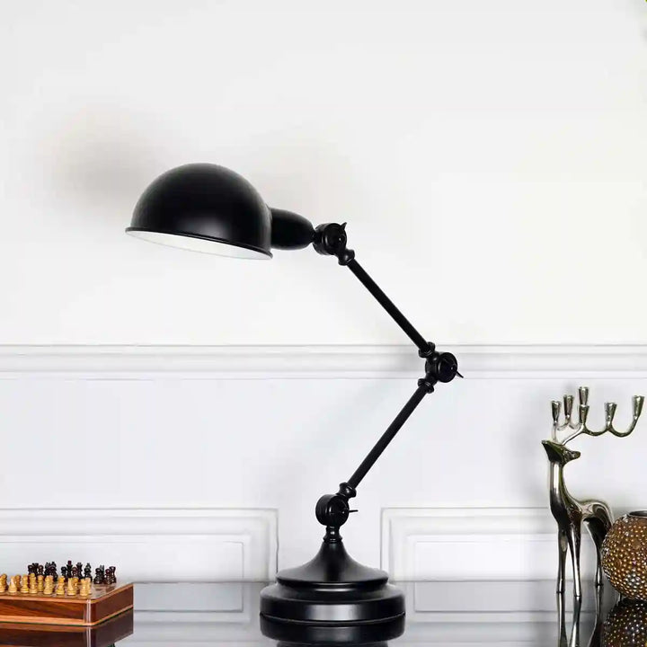 Healy Black Metal Desk Lamp