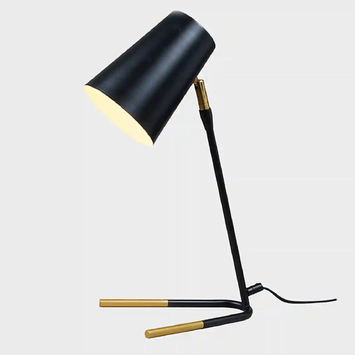 Bow Tie Desk Light in Black and Gold