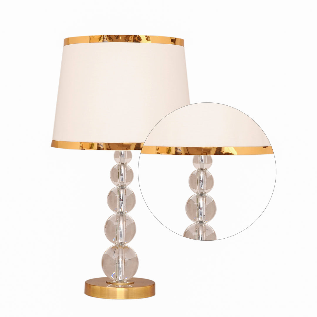 DIVINE Growth Glass Globe Premium Table Lamp With Shade