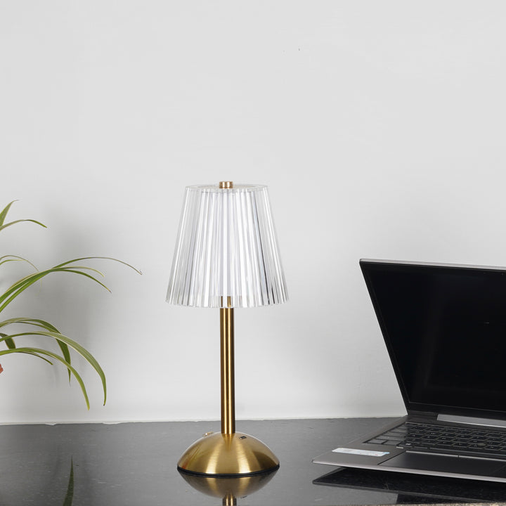 DOLBY Modern Cordless LED Touch Control Dimmable 3 Light Color Tunable Table Lamp With USB Rechargeble