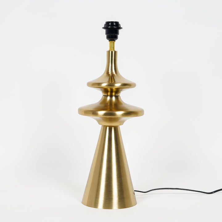 GLOUCESTER Metal Table Lamp With Maroon Cotton Shade