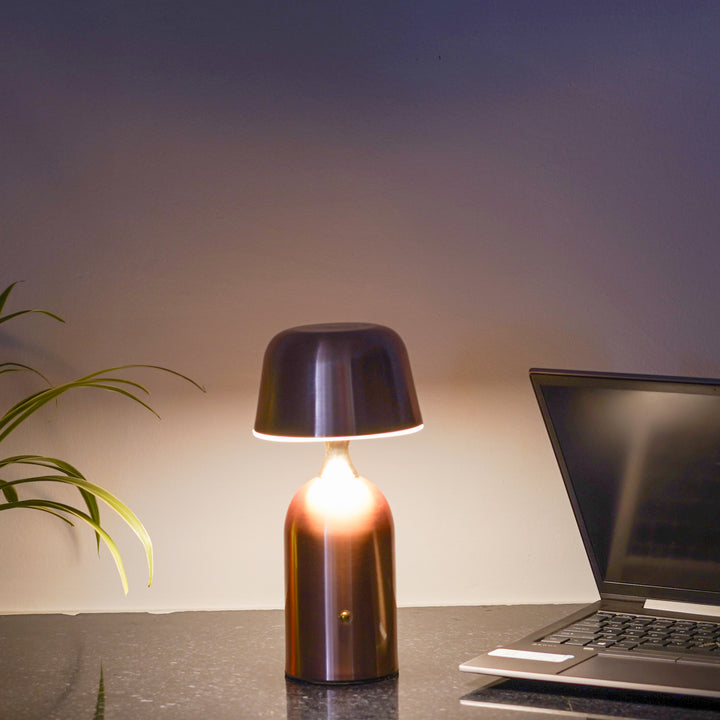 ORFEO Modern Cordless LED Touch Control Dimmable 3 Light Color Tunable Table Lamp With USB Rechargeble