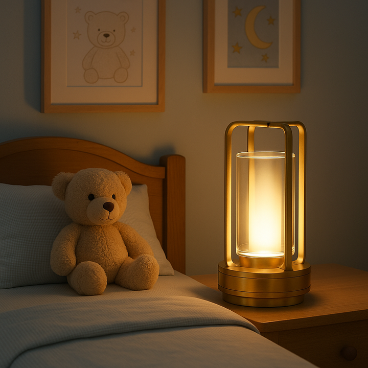 TATLIN Modern Cordless LED Touch Control Dimmable 3 Light Color Tunable Table Lamp With USB Rechargeble