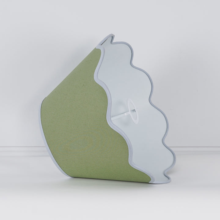 Cotton Fabric Scalloped Shade 35 CM
