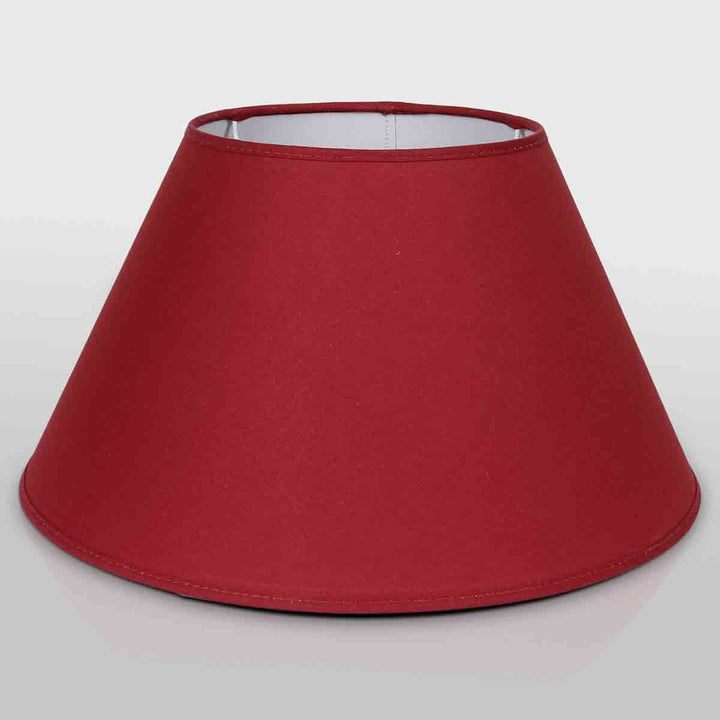 Maroon Cotton Empire Lamp Shade – 25 cm