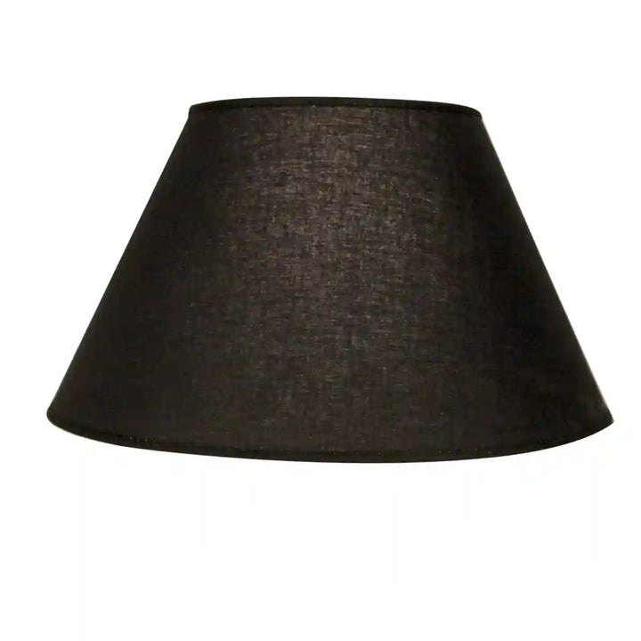 Black Cotton Empire Lamp Shade – 35 cm