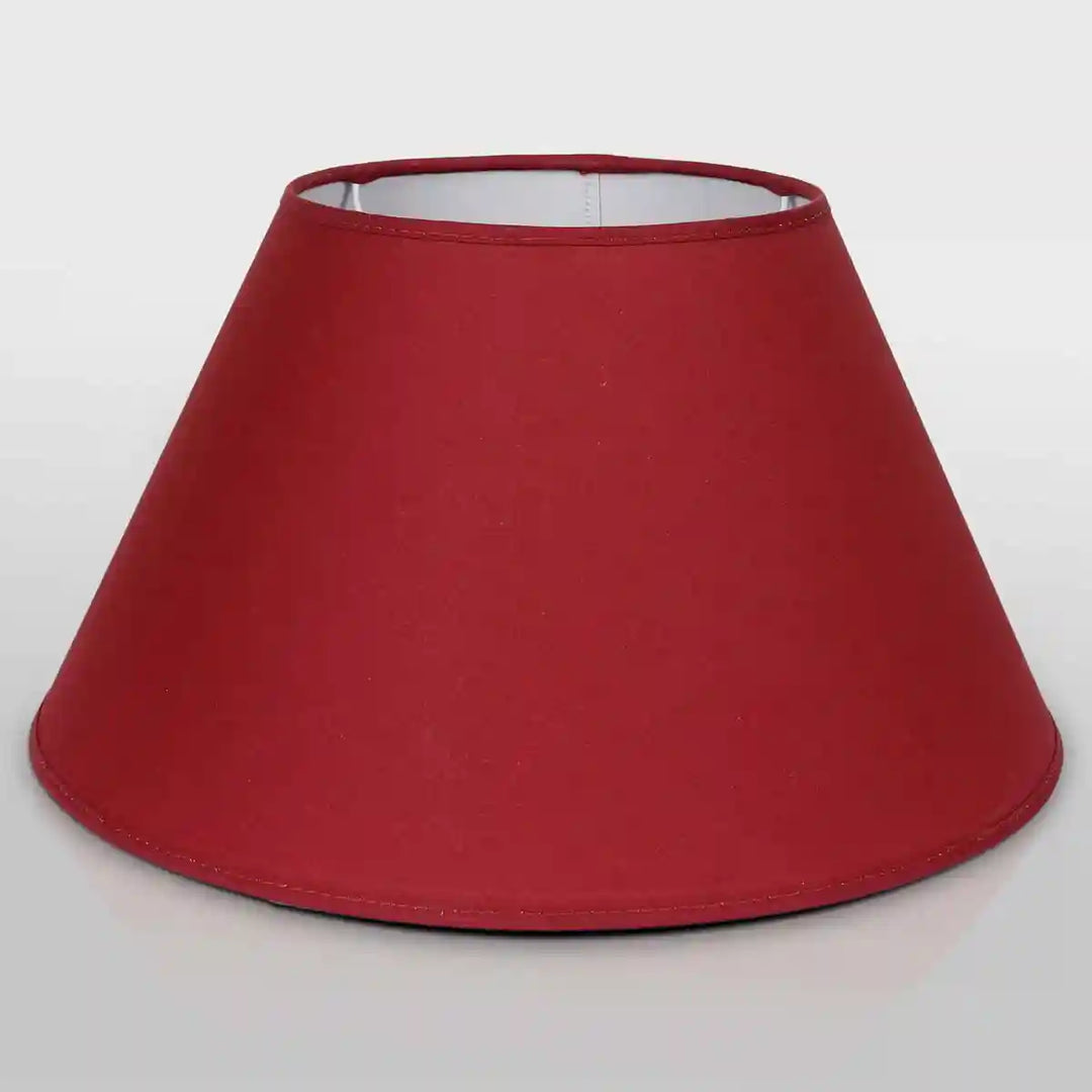 Maroon Cotton Empire Lamp Shade – 40 cm