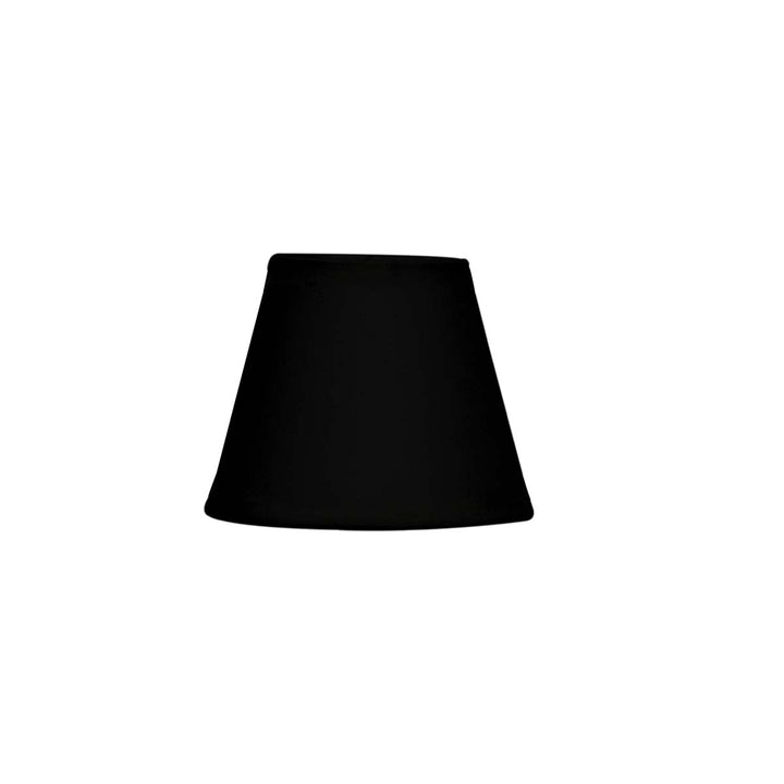 Bjron Black Cotton Hand Rolled Lampshade