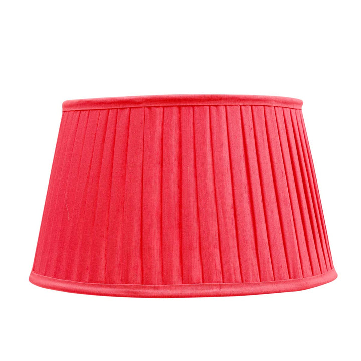 Ascoli Maroon Cotton Hand made Pleated Lampshades