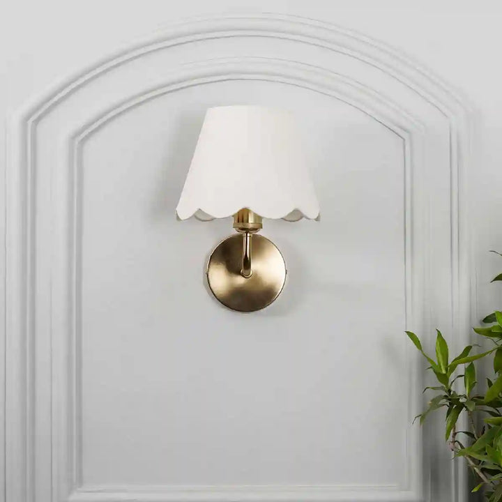 Sadie Shine Brass Metal Finish Wall Light