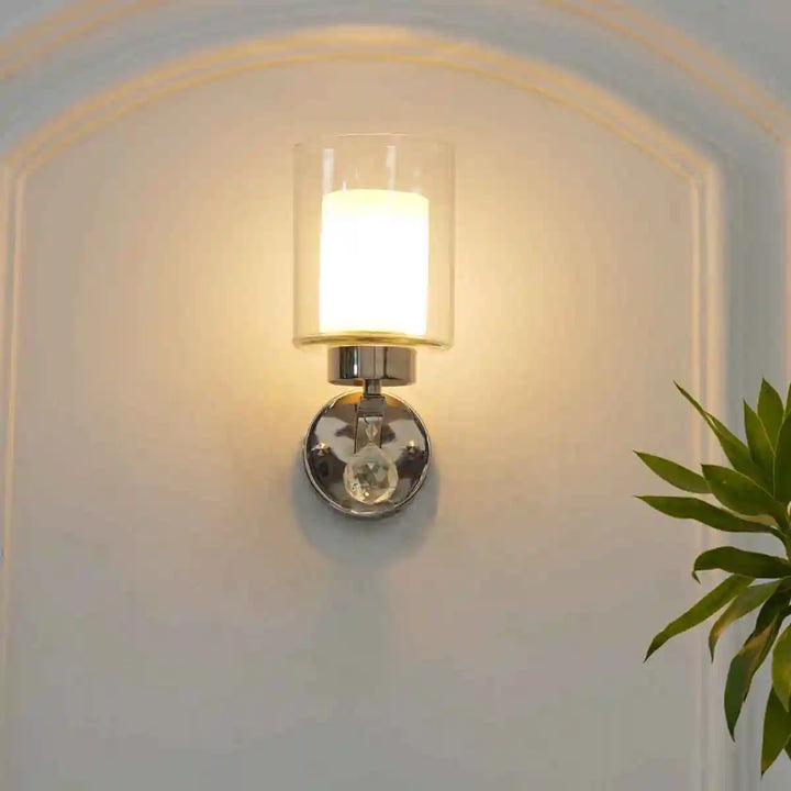 Selina Single Arm Wall Light in Chrome Finish