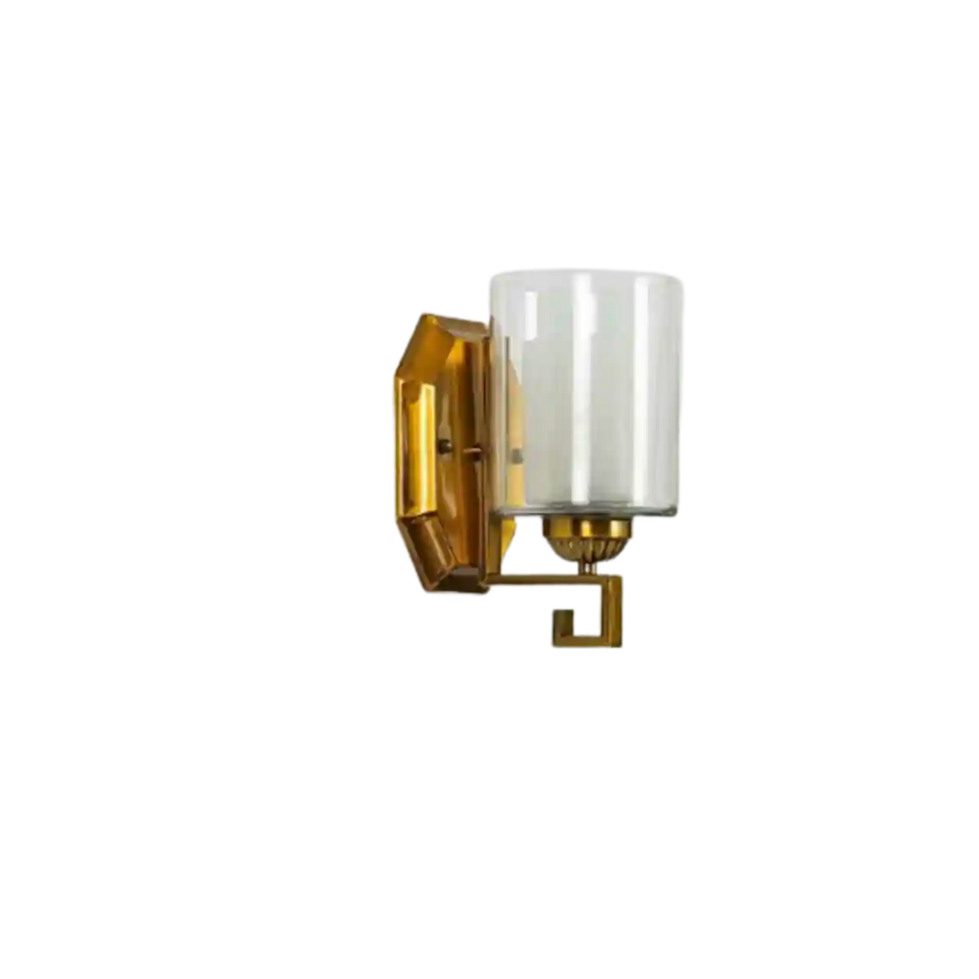 Feiss Single Arm Wall Light in Brass Finish