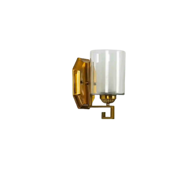 Feiss Single Arm Wall Light in Brass Finish