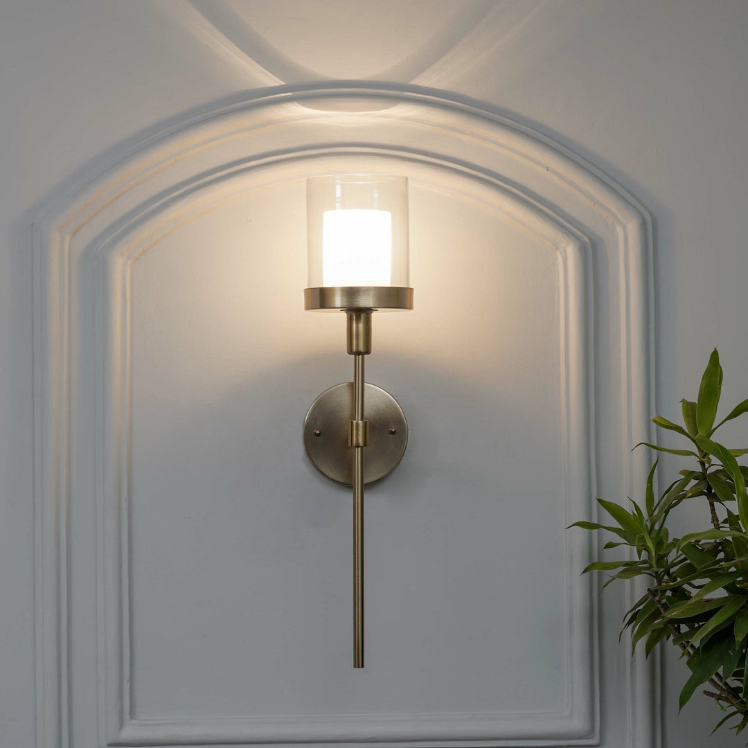 Cairo Shine Brass Metal Finish Wall Light