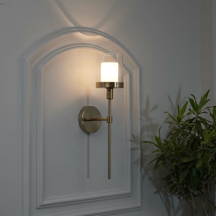 Cairo Shine Brass Metal Finish Wall Light