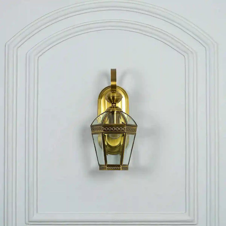 Thorton Classic Brass anf Glass Wall Sconce