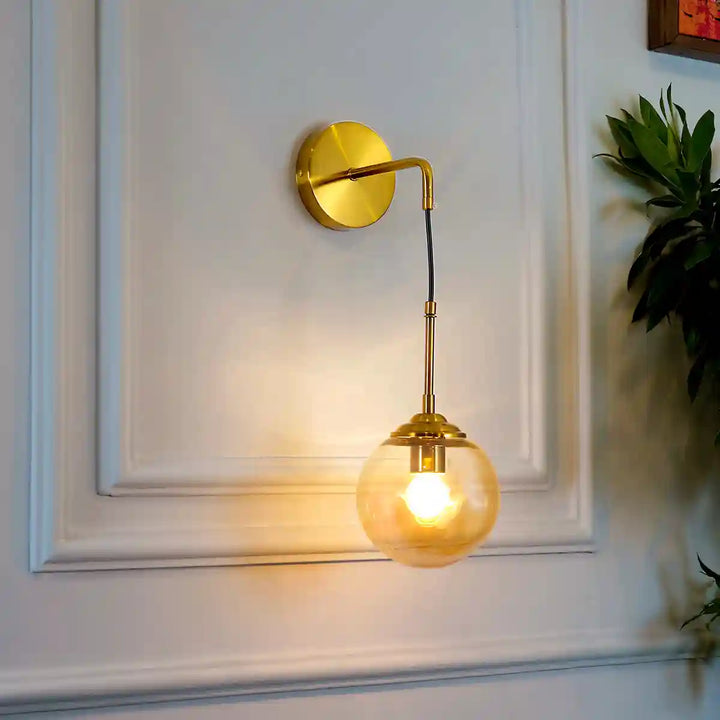 Endikott Globe Glass Wall Light