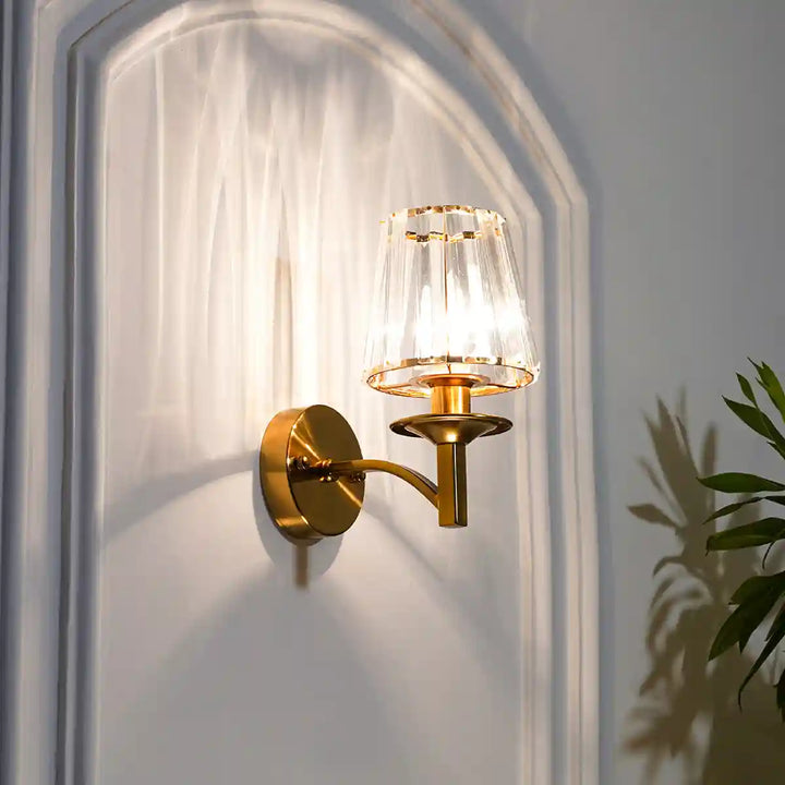 Adrik Gold Modern Wall Light