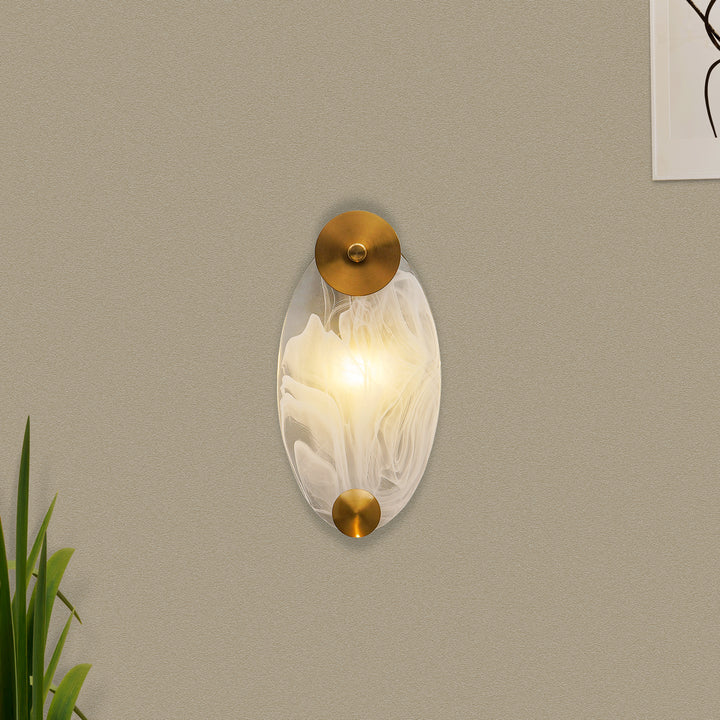 ELLISON White Marbal Wall Light