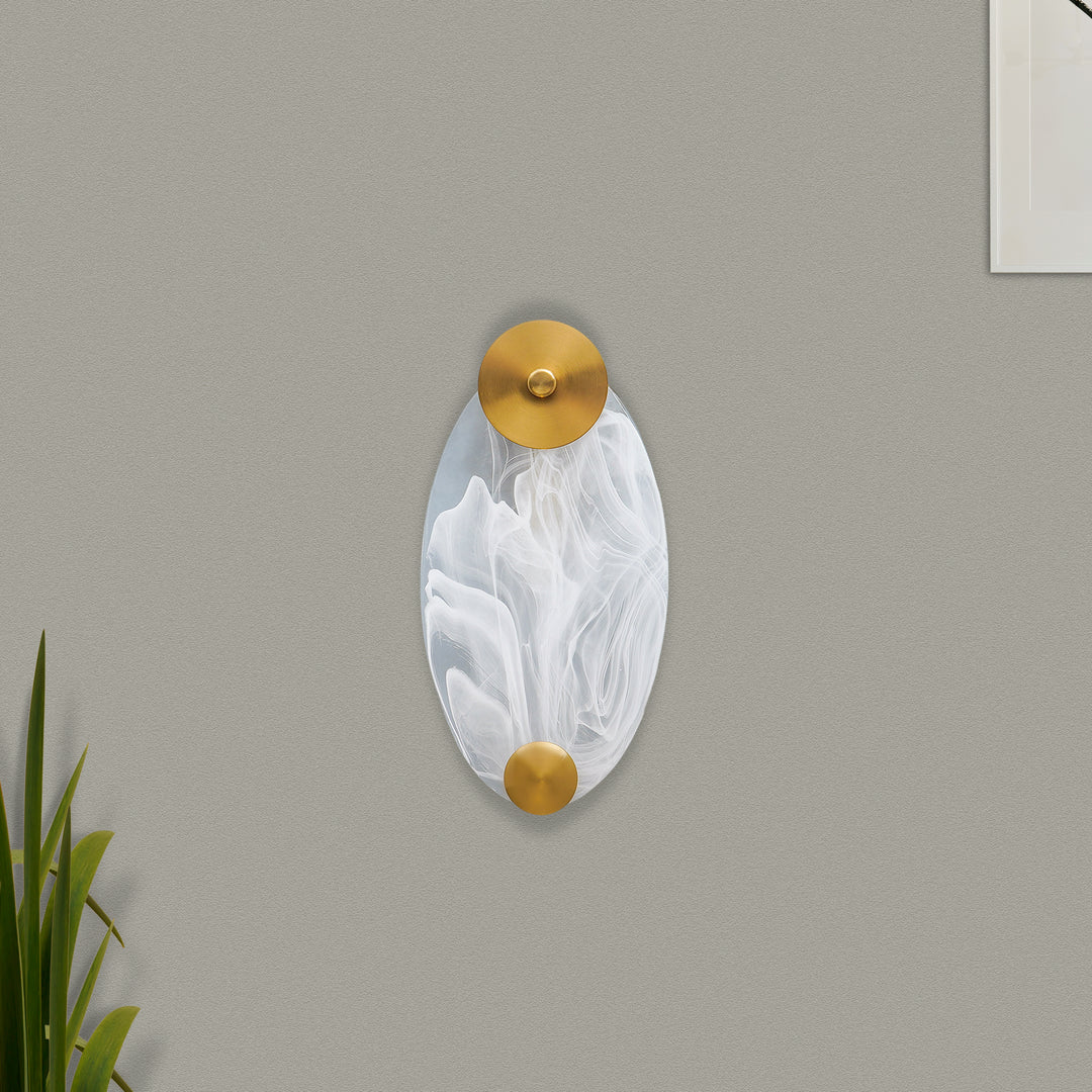 ELLISON White Marbal Wall Light