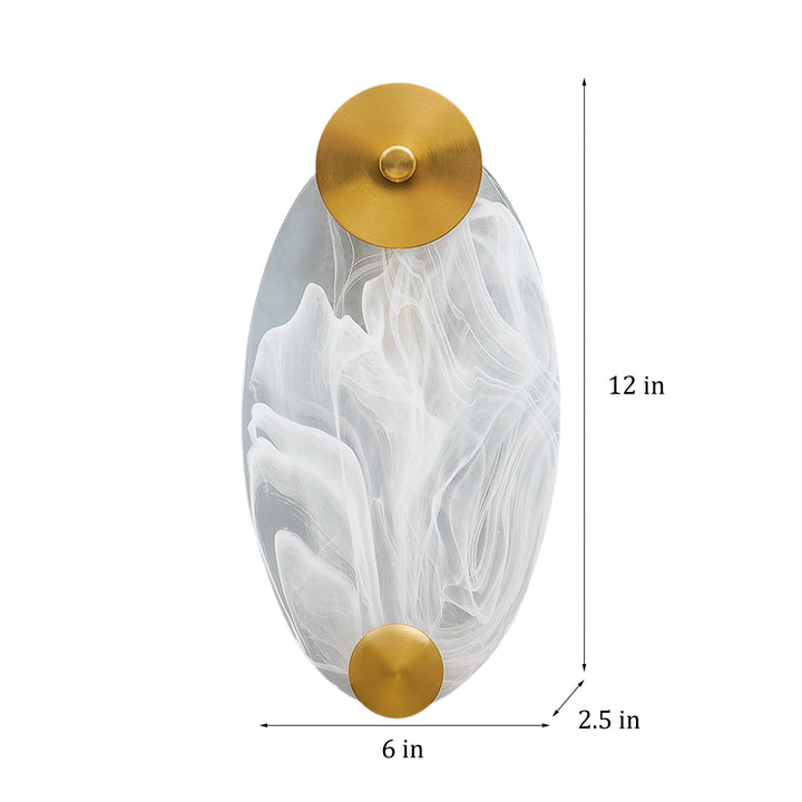 ELLISON White Marbal Wall Light