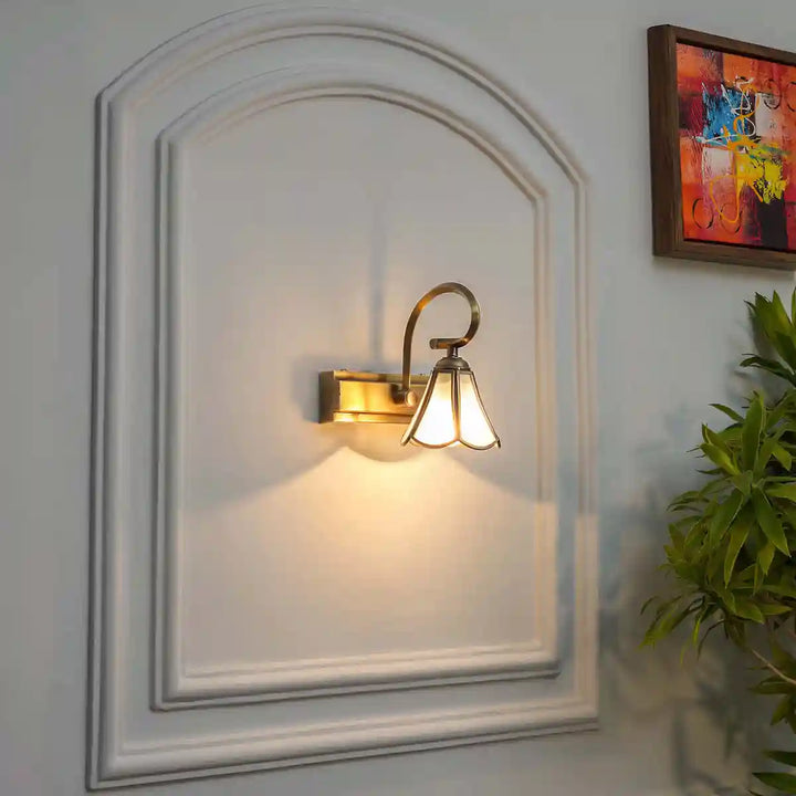 Galaxy Brass and Glass Wall Picture Light