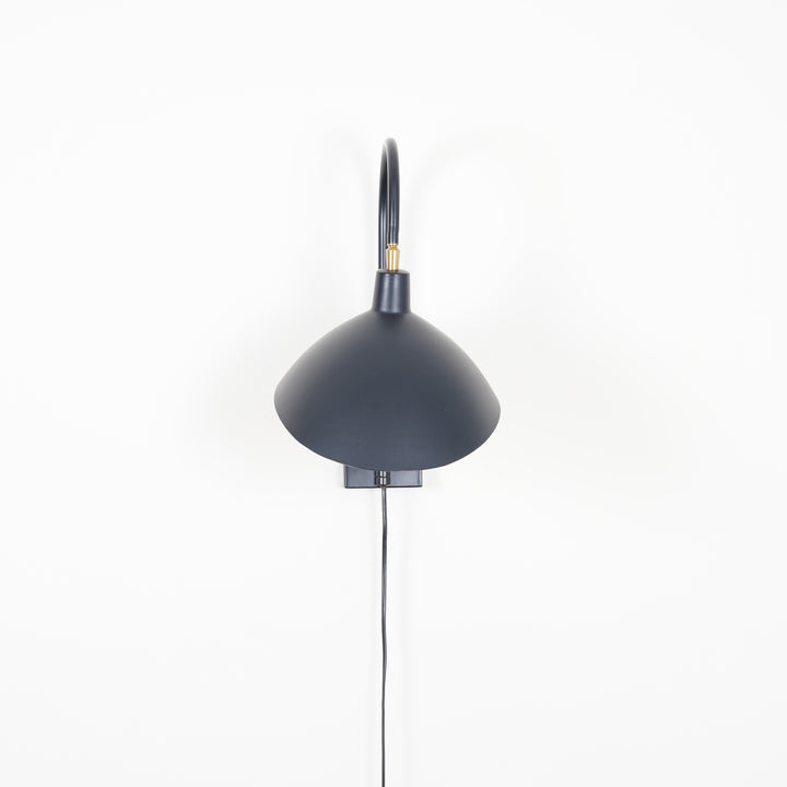 NOIR Modern Black Metal Adjustable Wall Light | Single Light E14 Holder Decorative Wall Sconce