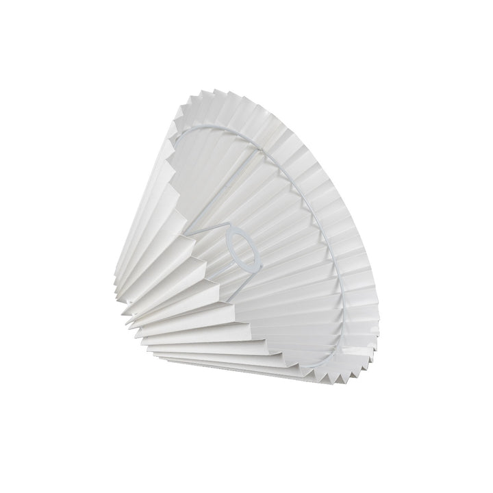 Spico Off-White Linen Machine Pleated Lampshade – 40 cm