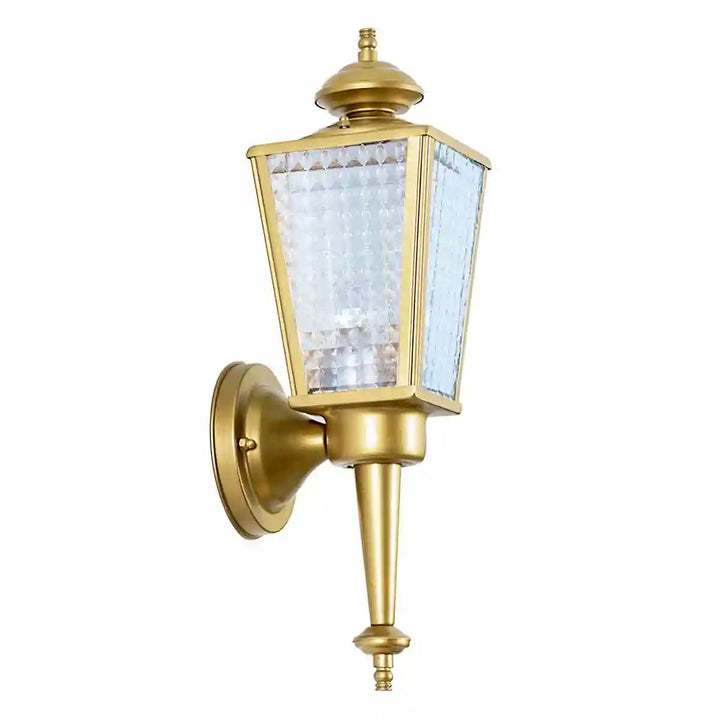 Aine 2 Indoor and Outdoor Shining Brass Finish Wall Light