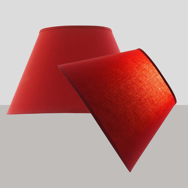 Maroon Cotton Empire Lamp Shade – 25 cm