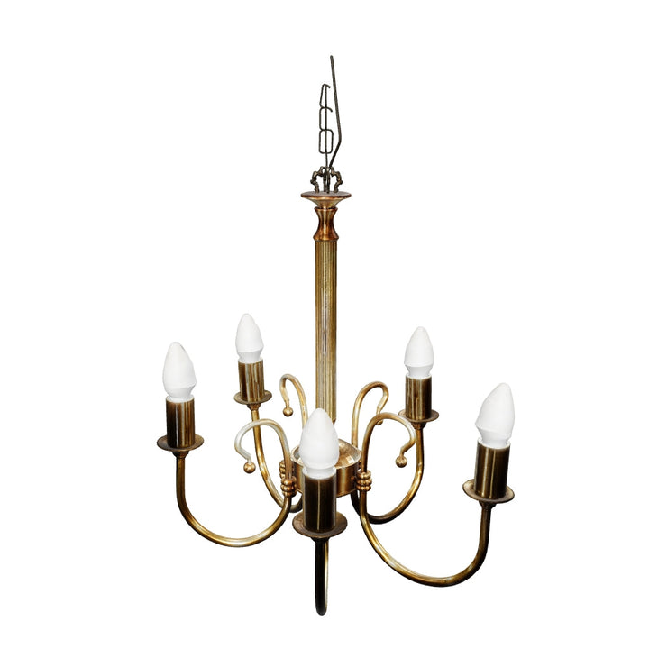 PENN 5 Light Brass Chandelier